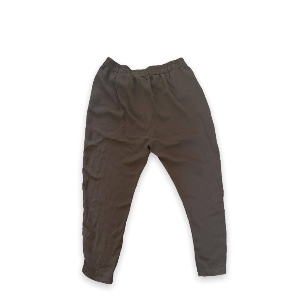 Shinestar Woman’s Tan Tailored Khaki Pleated Dress Pants Elastic Waist Band - Picture 8 of 15